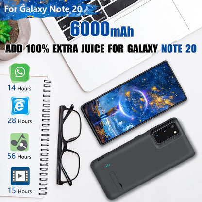 Sitong battery case for Samsung Galaxy Note 20 5G - 6000mAh extended charging case
