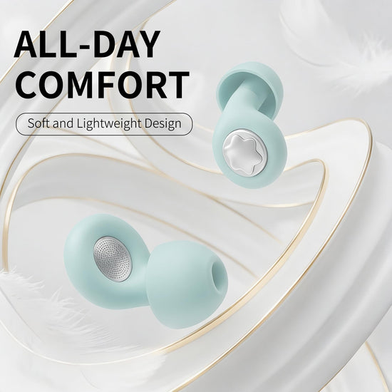 Ear Plugs for Sleeping 45DB Noise Cancelling: Ultra-Comfy Reusable Noise-Reducing Earplugs for Sleeping & Travel & Work Hearing Protection Earbuds with 8 Tips(XS,S, M, L Size)