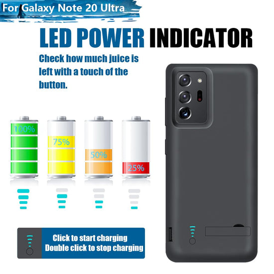 Sitong battery case – 5000mAh rechargeable extended battery for Galaxy Note 20 Ultra 5G