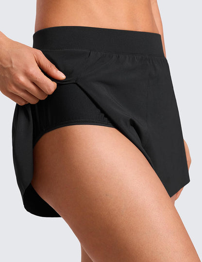 CRZ YOGA shorts — V split design with breathable quick dry liner