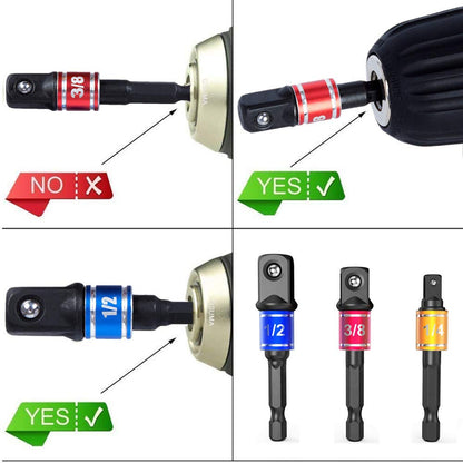Fastener drive bit — Right angle drill attachment for short screwdriver bits