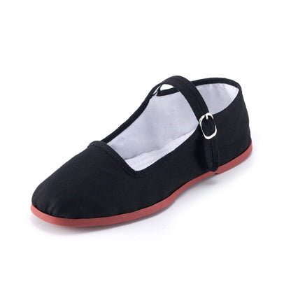 SAEEKO women's classic flats — casual cotton Mary Janes for tai chi