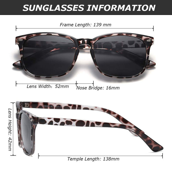 DUSHINE sunglasses — polarized retro style with UV400 protection