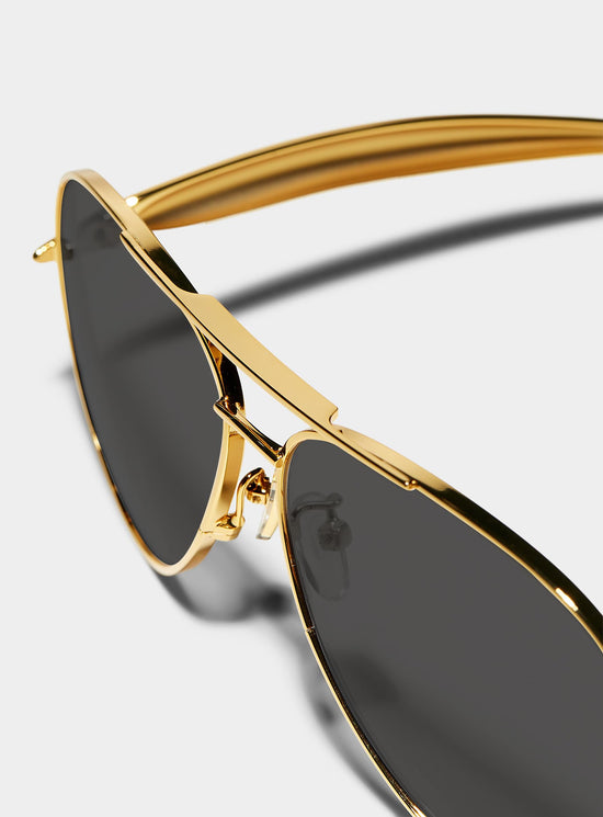 GUVIVI aviator sunglasses — retro gold oversized design for men and women