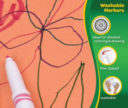 Writing instrument — Crayola markers for vibrant colors and smooth application