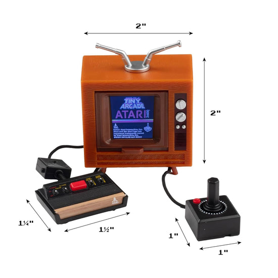 Preloaded electronic game — Tiny Arcade Atari 2600 mini console with 10 classic games