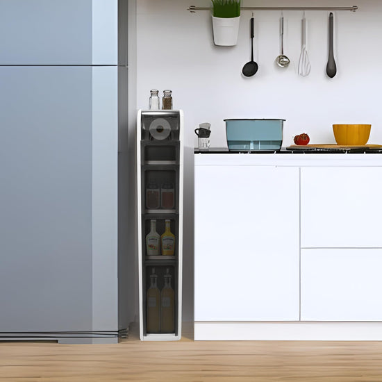 BAISRGS bathroom cabinet — mobile design for small spaces and no installation needed
