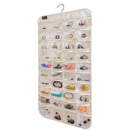 BB Brotrade jewelry storage — hanging organizer with pockets for accessories