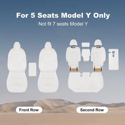 Wekar vehicle seat cover — Custom fit Nappa leather for 2025-2026 Tesla Model Y