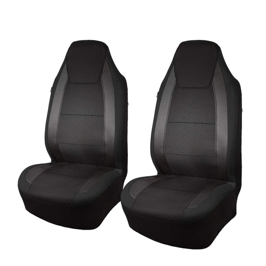 Vehicle seat cover — Carbon fiber air mesh fabric for high back bucket seats
