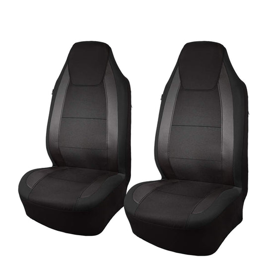 Vehicle seat cover — Carbon fiber air mesh fabric for low high back bucket seats