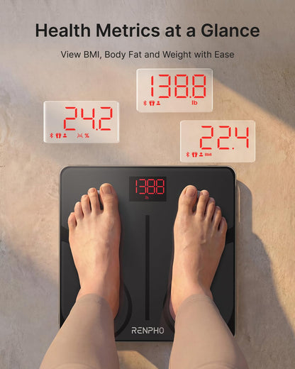 RENPHO smart scale — Bluetooth body fat and composition monitor with app