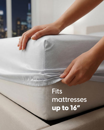 Bed linen set — Soft and cooling brushed microfiber with easy care features