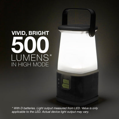 ENERGIZER electric lantern — WeatherReady, IPX4 water resistant and ultra bright battery powered light for camping and emergencies.