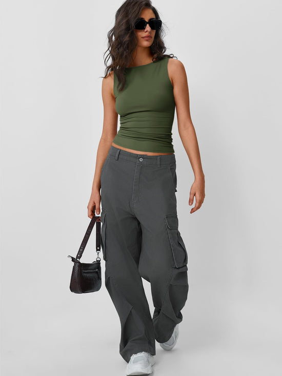 Shirt — Trendy sleeveless tank top for women in summer fashion