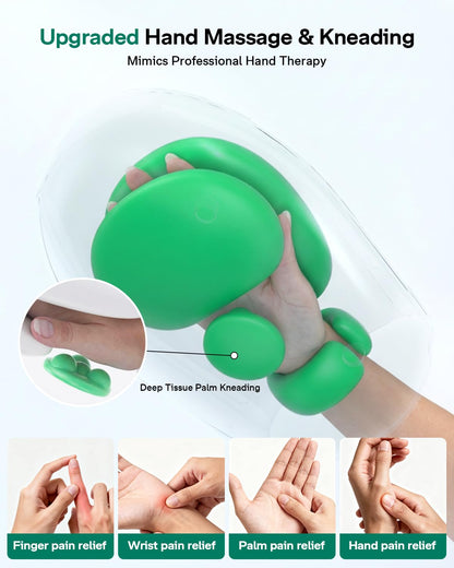 Hand Massager for Arthritis and Carpal Tunnel, Upgraded Kneading Massage