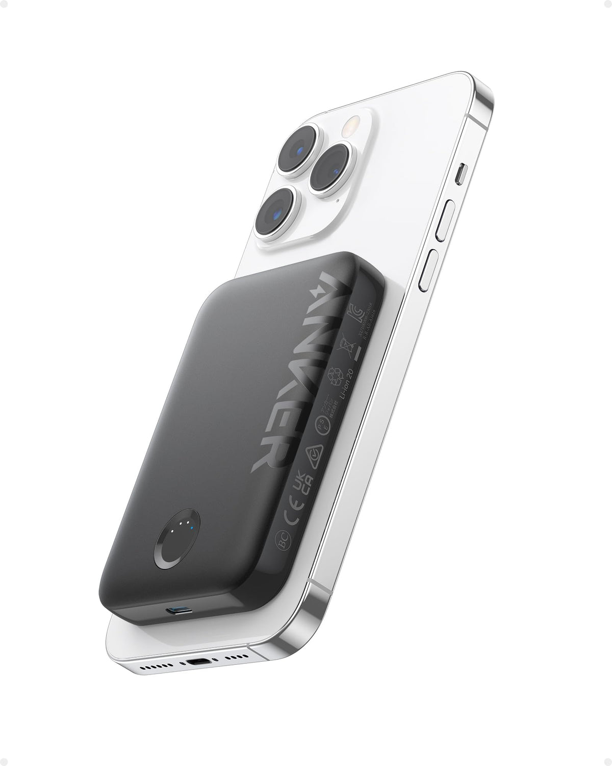 Anker 321 MagGo battery — 5,000mAh magnetic wireless charger for iPhone 15 and earlier series