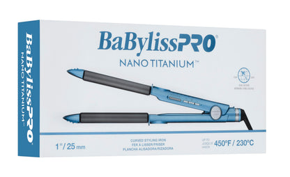 BaBylissPRO hair iron — 1 nano titanium flat iron for all hair types