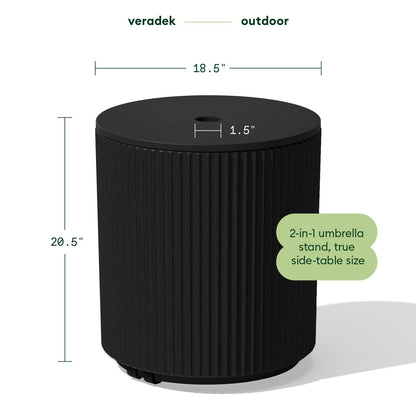 Veradek side table — demi shade design