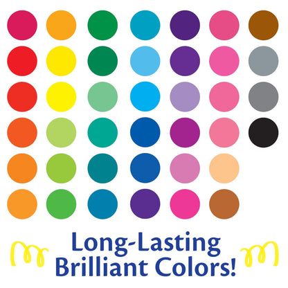 Writing instrument — Crayola markers for vibrant colors and smooth application