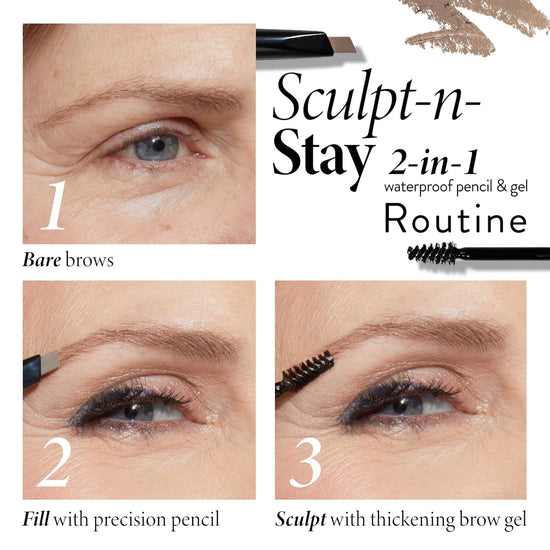 Laura Geller eyebrow color — Waterproof brow pencil and gel combo