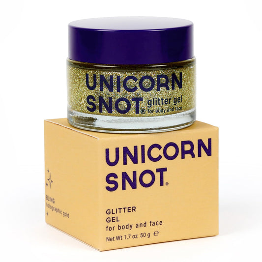Glitter — Holographic body gel by Unicorn Snot, vegan and cruelty free.
