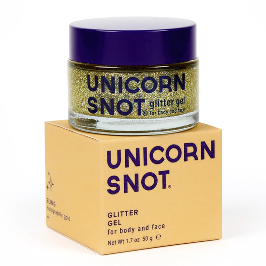 Glitter — Holographic body gel by Unicorn Snot, vegan and cruelty free.