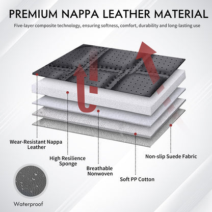 Huidasource Tacoma seat covers - Nappa leather for Toyota Tacoma 2024-2026