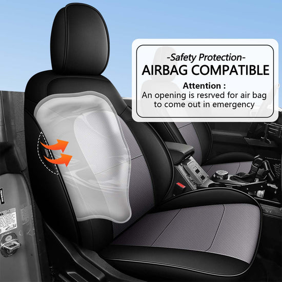 AOMSAZTO vehicle seat cover — Custom fit faux leather for Ford Bronco 4-Door 2021-2025 excluding Raptor