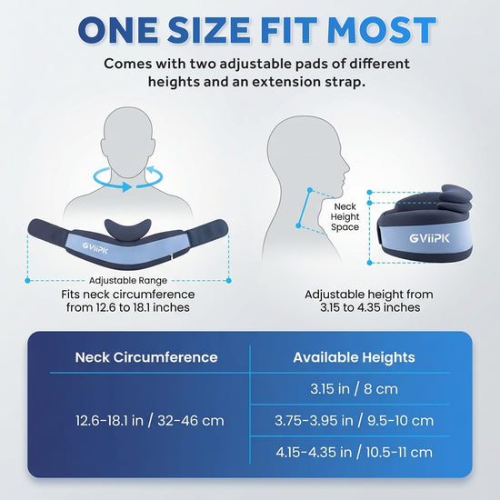 Ice silk neck brace — soft and breathable cervical collar for pain relief and support