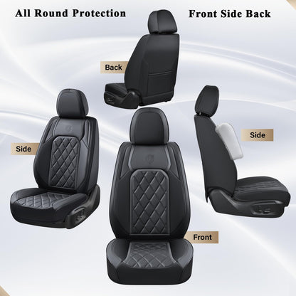 Coverado car seat cover — waterproof faux leather for most vehicles
