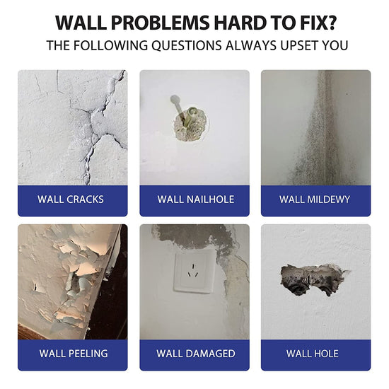Drywall repair kit — quick and easy wall mending solution with scraper 2 pack