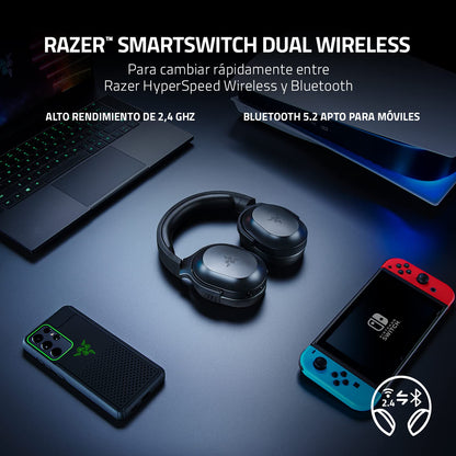 Razer Barracuda wireless headphones — gaming and mobile compatibility