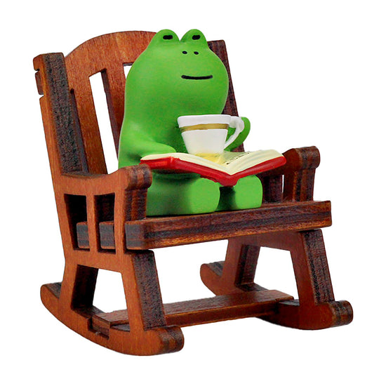 Refintural frog figurines - adorable collectibles for home and office decor