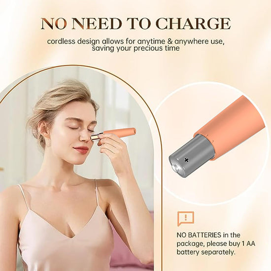 Silent Epilator for Women, 2-Speed Facial & Body Hair Remover, Smooth Glide Technology, for Face, Legs, Bikini & Arms