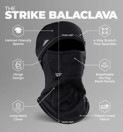 Balaclava - Winter face mask for skiing, snowboarding and motorcycle riding
