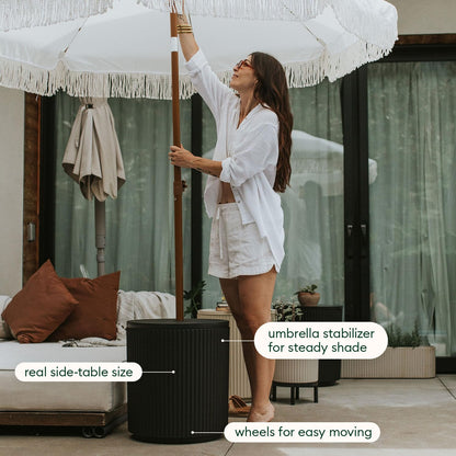 Veradek side table — demi shade design