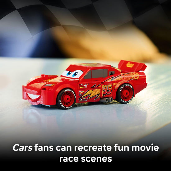 LEGO Speed Champions building blocks – Lightning McQueen race car toy for kids 9+