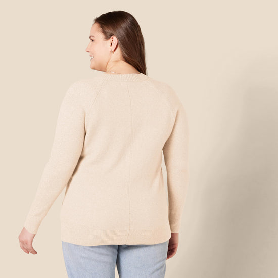 Sweater — Soft touch long-sleeve crewneck from Amazon Essentials