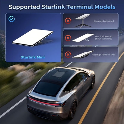 Starlink Mini Mount - Suction Cup for Car Sunroofs or Windows
