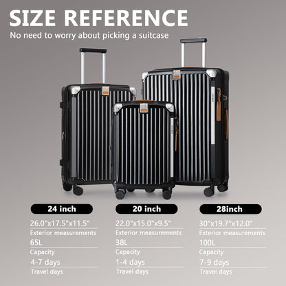 Joyway suitcase — Expandable with smart luggage cup holder and USB port