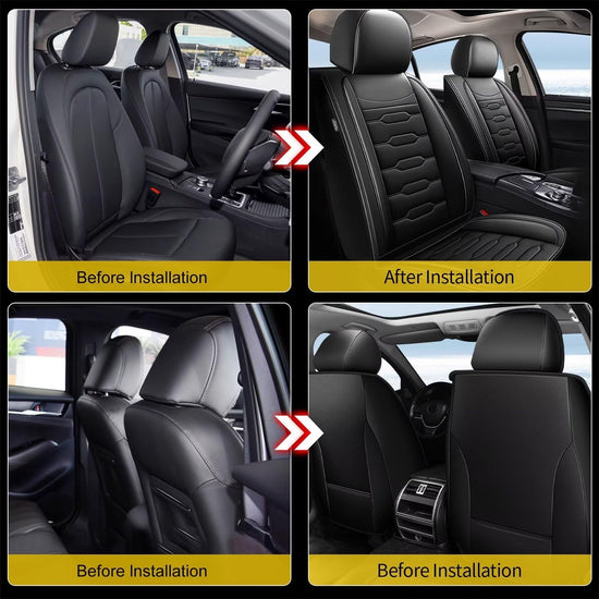 AOMSAZTO vehicle seat cover - waterproof faux leather for GMC Canyon 2015-2025