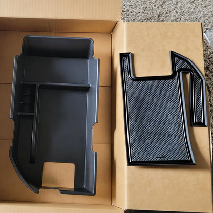 Auto accessory — Center console organizer tray for Camry with USB ports 2018-2024