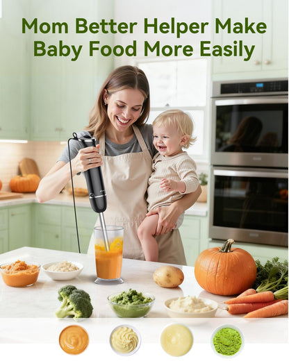 Food blender — handheld immersion model