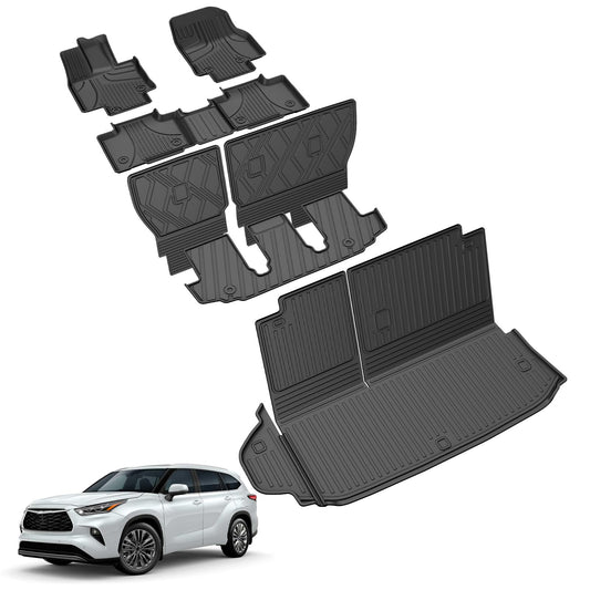 VEHICLE_MAT — AOMSAZTO custom fit all weather floor mats for 2020-2025 Toyota Highlander