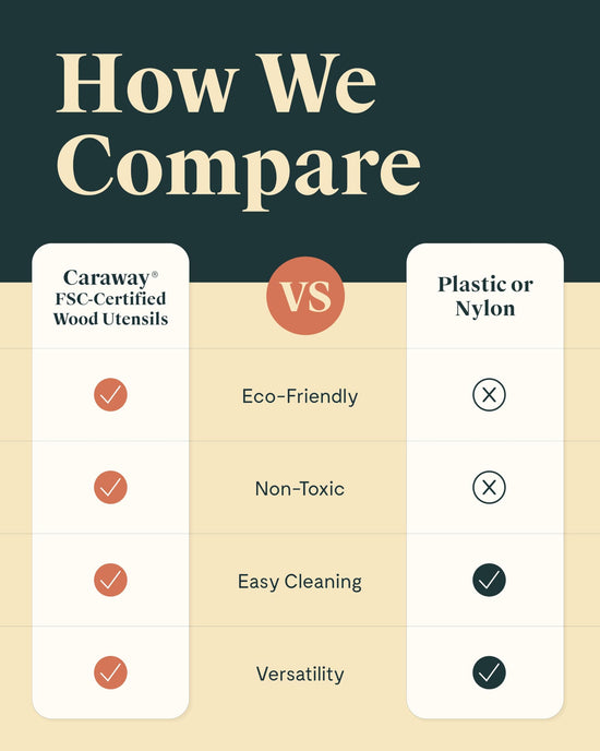 Food spatula — Made from FSC-certified birch wood, no microplastics