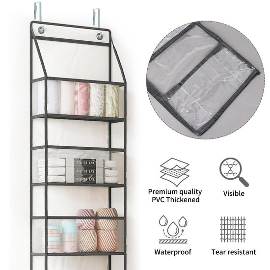 Fixwal caddy — over the door hanging closet organizer