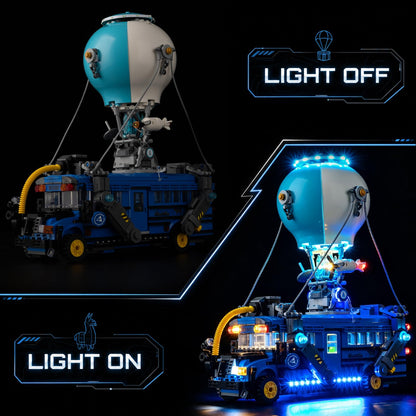 Kyglaring Light Kit for LEGO 77073 Fortnite Battle Bus Set, Lights Only