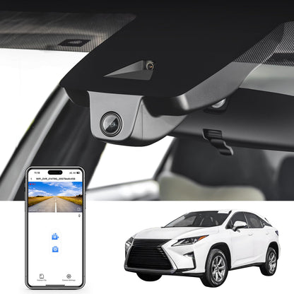 Mangoal 4K dash cam with OEM look for Lexus RX 2018-2022, 64GB card included