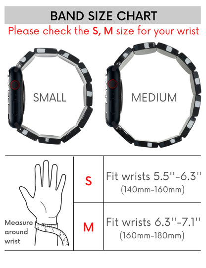 Watch band — Heesch tortoise stretchy design compatible with Apple Watch